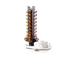 PREPARA COFFEE CAPSULE RACK Stand Pod Dispenser Storage Tower Espresso Carousel