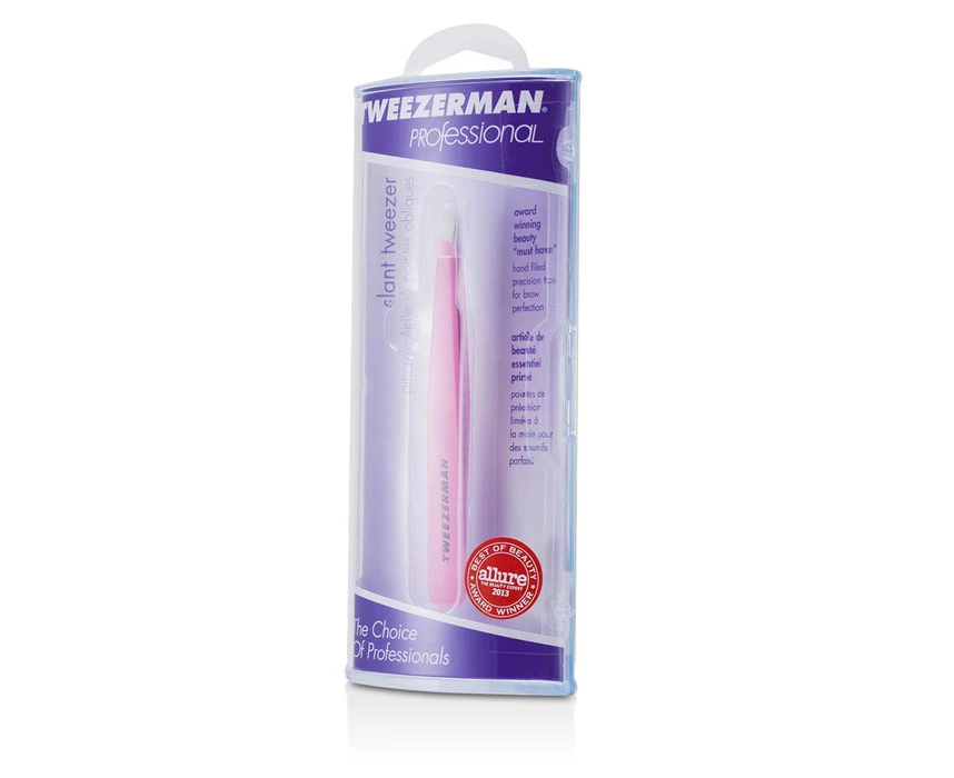 Tweezerman Professional Slant Tweezer  Neon Pink -