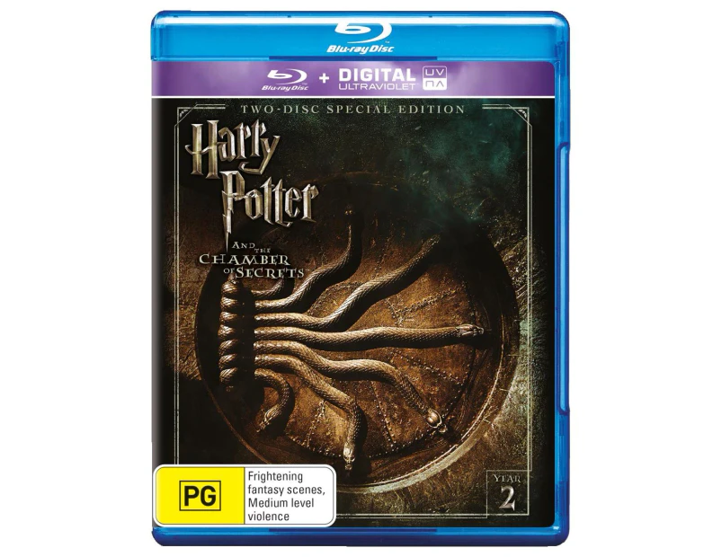 Harry Potter And The Chamber Of Secrets : Limited Edition | UV : Year 2 [Blu-ray][2002]