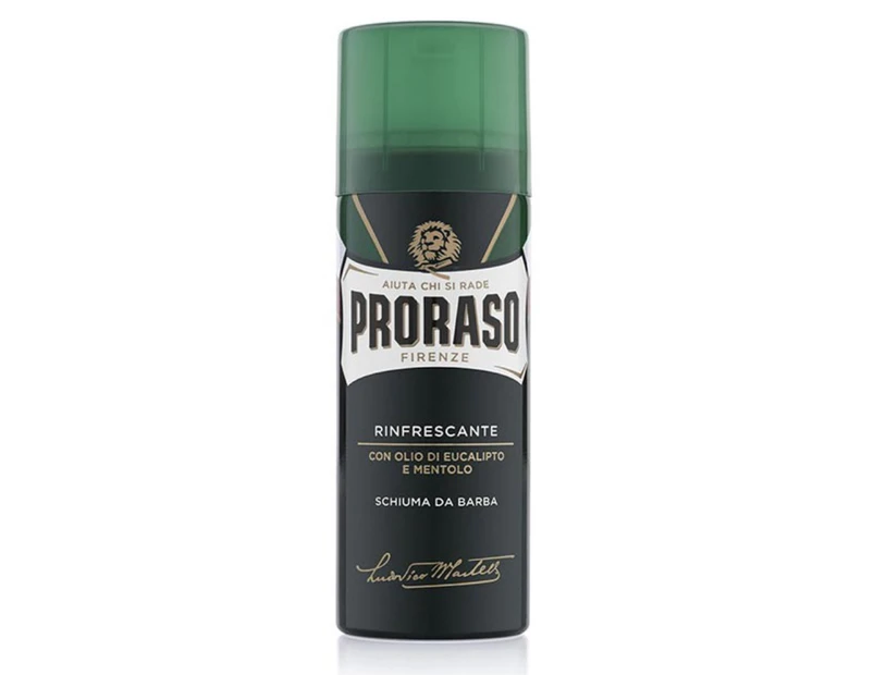 Proraso Mini Foam Refresh Eucalyptus 50ml Refreshing Quality