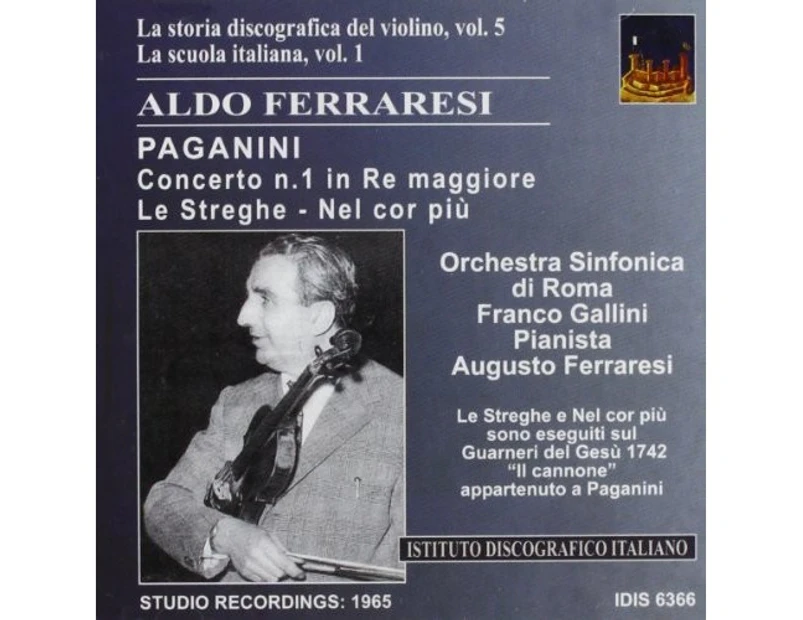 Paganini / Ferraresi / Gallini - La Storia Discografica Del  [COMPACT DISCS] USA import