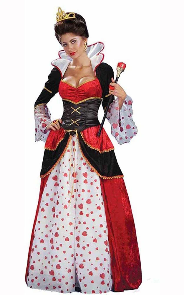 Alice In Wonderland Queen Of Hearts Costume Adult