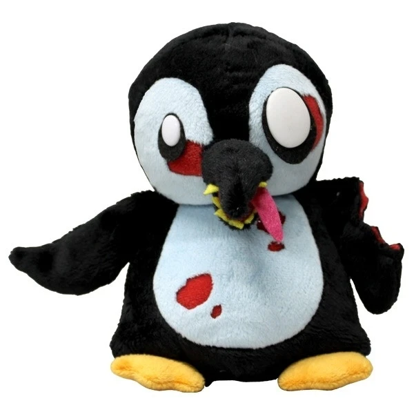 Mezco Toyz Zombie Pets Creepy Cuddlers Frostbite The Undead Penguin 7" Plush Toy