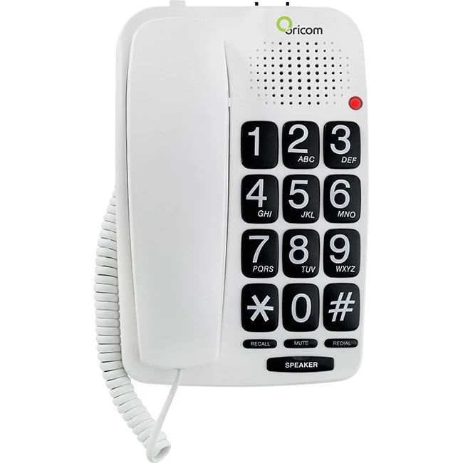 ORICOM TP58WH  Big Button Speakerphone   Keep Your Hands-Free When Making or Receiving a Call  BIG BUTTON SPEAKERPHONE