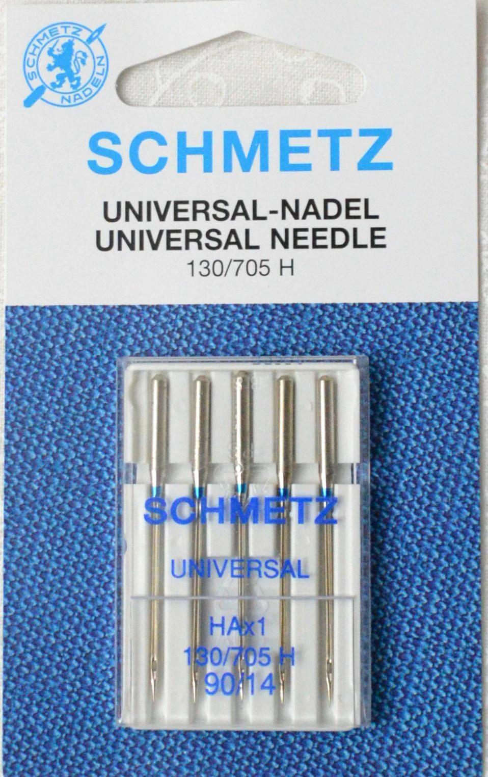 Schmetz Universal Machine Needles, Size 90 / 14, Pack of 5 Needles