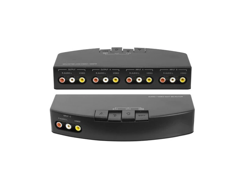 Pro.2 3-Way 10-20KHz 60dB/55dB AV Selector Composite/Channel Switcher
