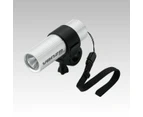 High Power 1W LED Bicycle Bike Front Handlebar Light Silver