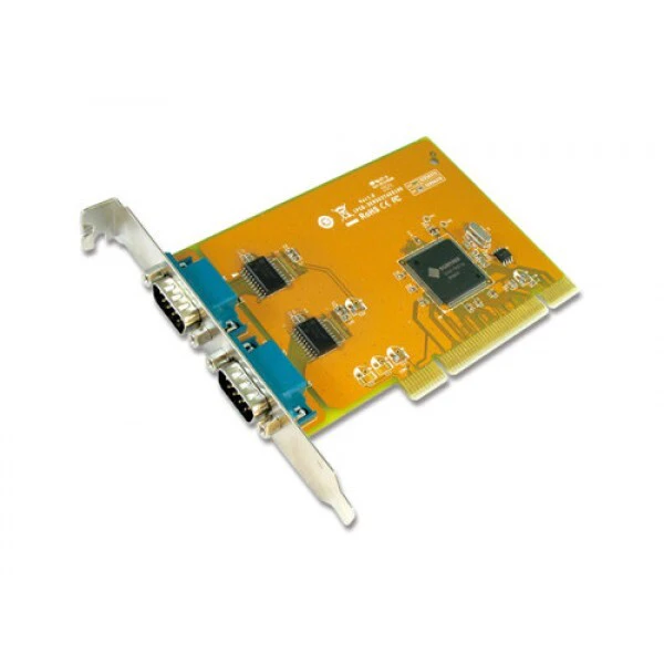 Sunix COMCARD-2P SER5037A Dual Port Serial IO Card PCI Card; speeds up to 115.2Kbps