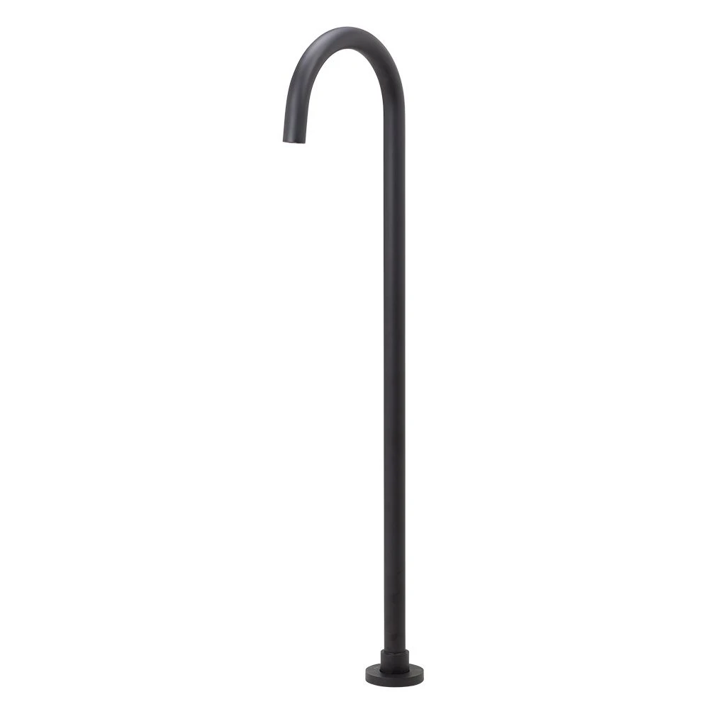 VALE Symphony Floor Standing Bath Spout - Matte Black