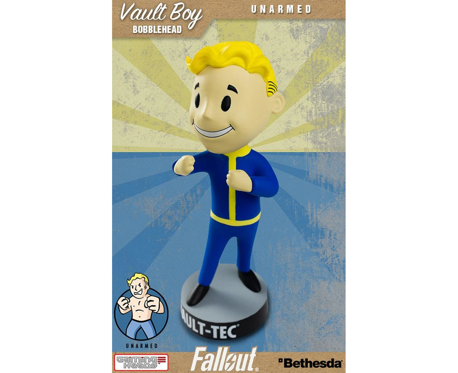 Gaming Heads Fallout 3 Vault Boy Unarmed Bobble Head