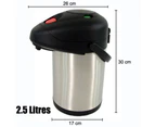 Airpot Stainless Steel Thermos Insulated Pump