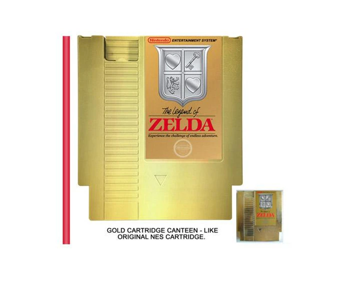 Zelda Nes Cartridge Flask