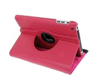 For iPad mini 1 / 2 / 3 Case, Durable High-Quality Leather Cover,Magenta