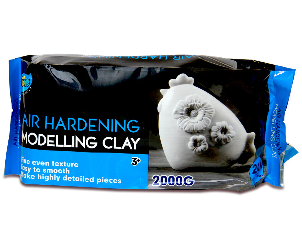 Air Dry Clay,Moulding,White 2KG