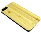 For iPhone 8 PLUS,7 PLUS Case,Smooth Bamboo Wooden Durable Protective Cover