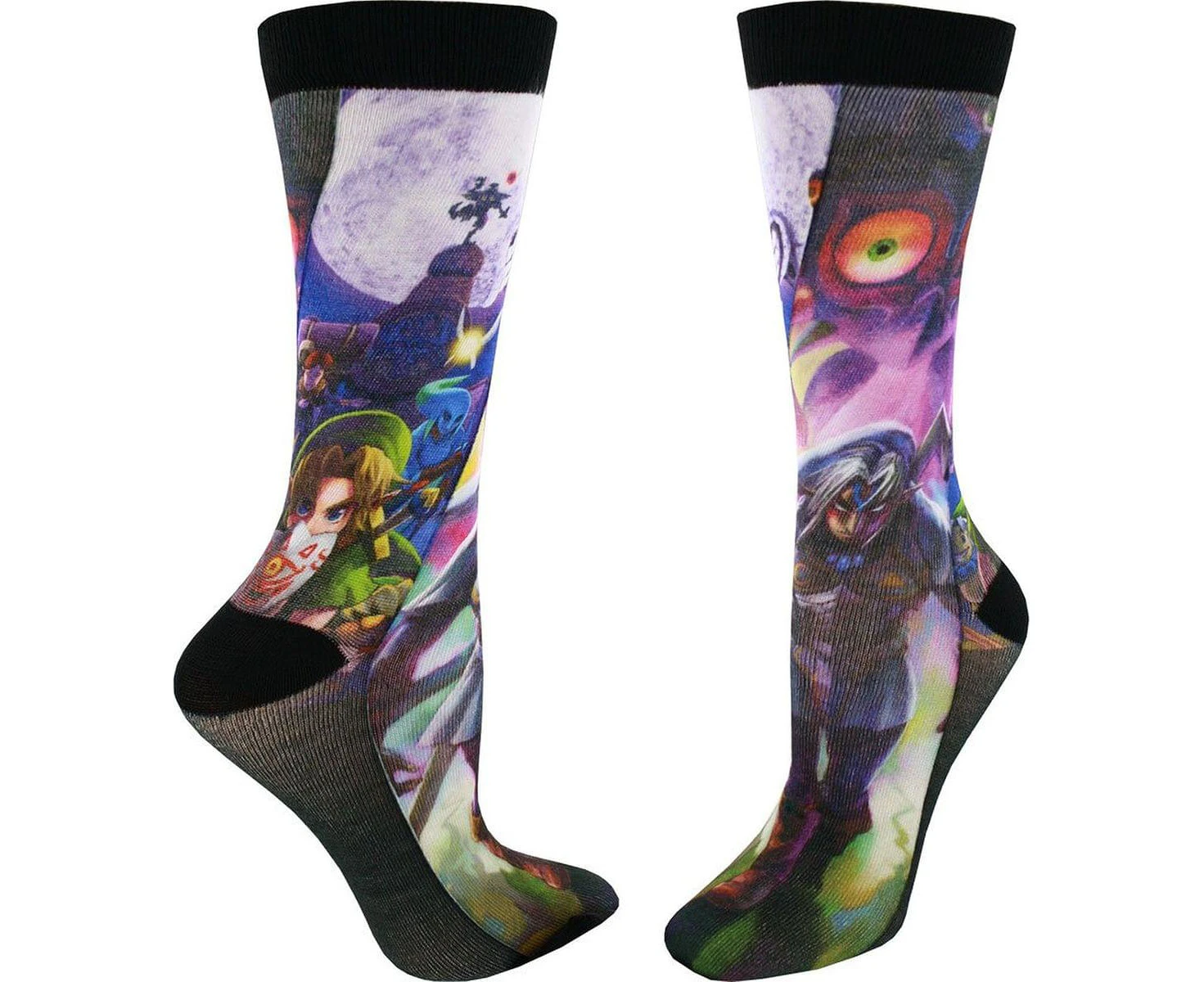 Legend of Zelda: Majora's Mask Men's Sublimated Crew Socks