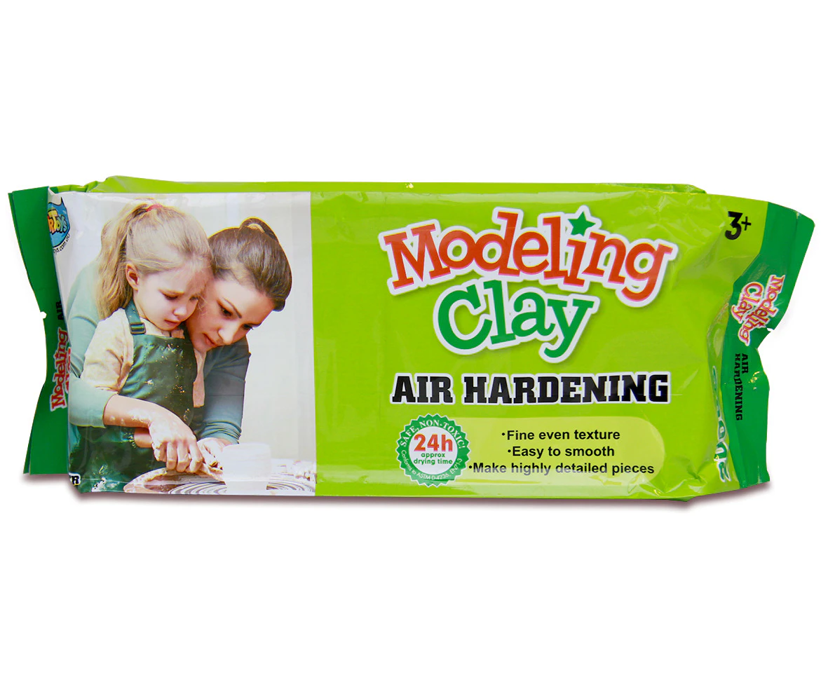 Learner Air Dry Clay,Moulding, White 2KG