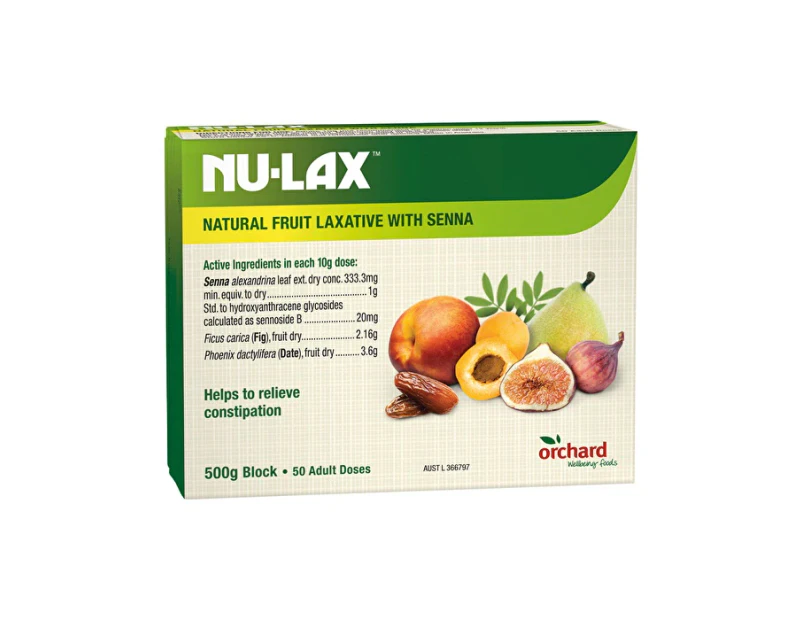 Nulax NuLax Natural Fruit Laxative with Natural Senna Block 500g