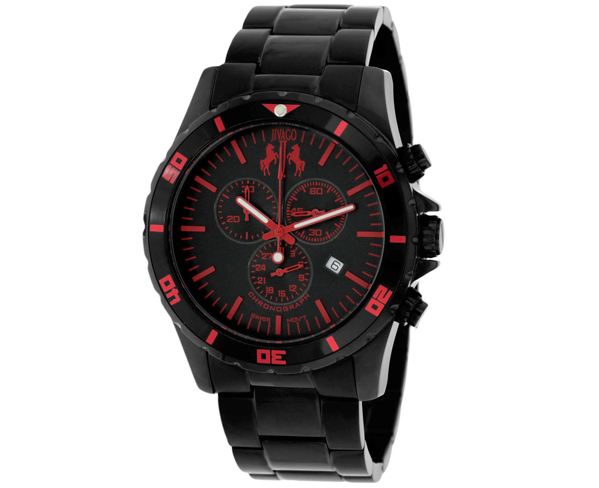 Jivago Men's Ultimate Black Dial Watch - JV6126