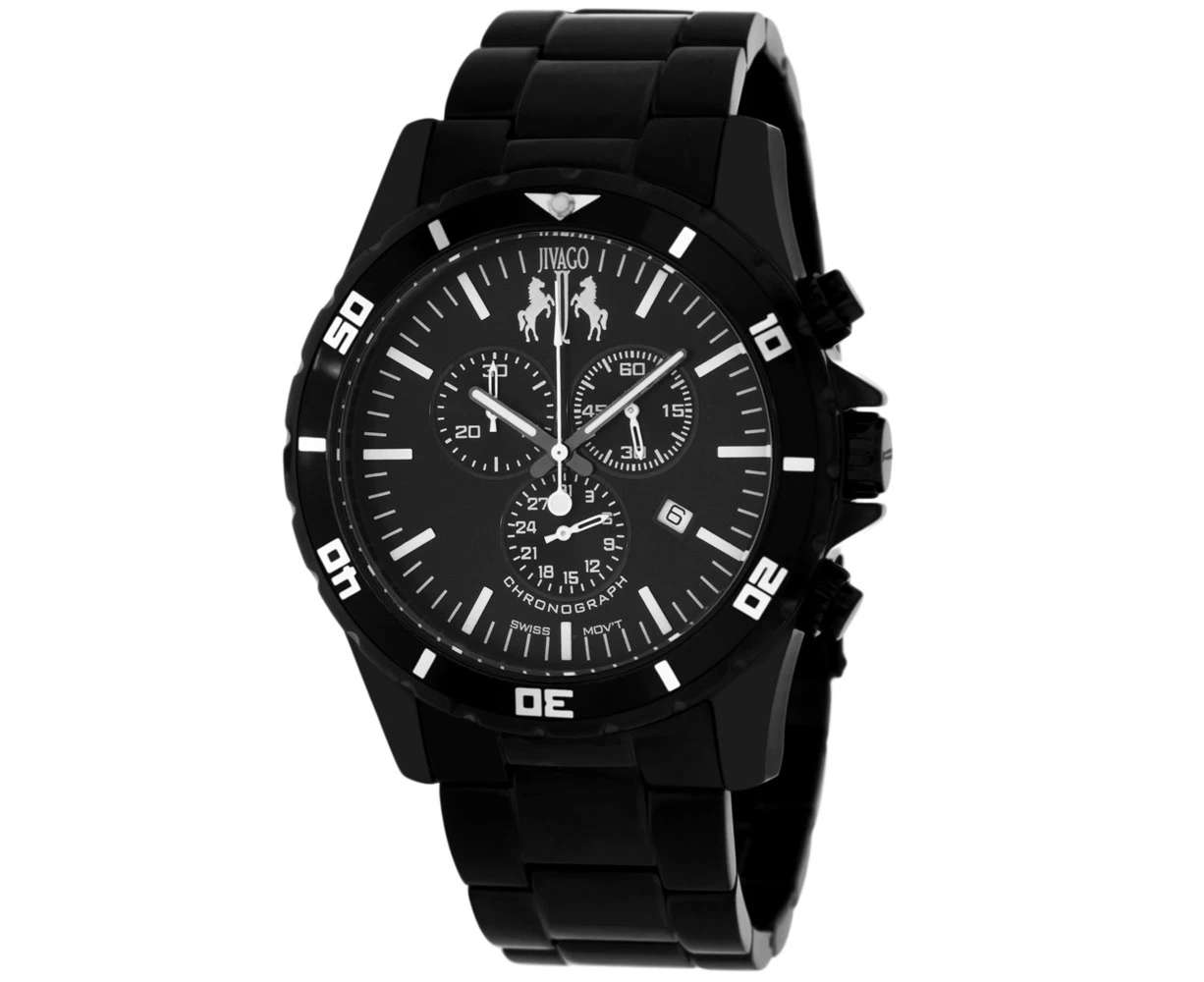 Jivago Men's Ultimate Black Dial Watch - JV6120