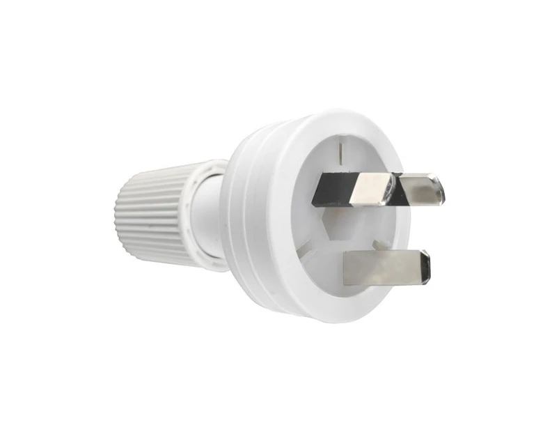 CD100LWE 3 Pin Pvc Plug Top White 9321001275602 White Rated: 10Amp 240Volts Ac