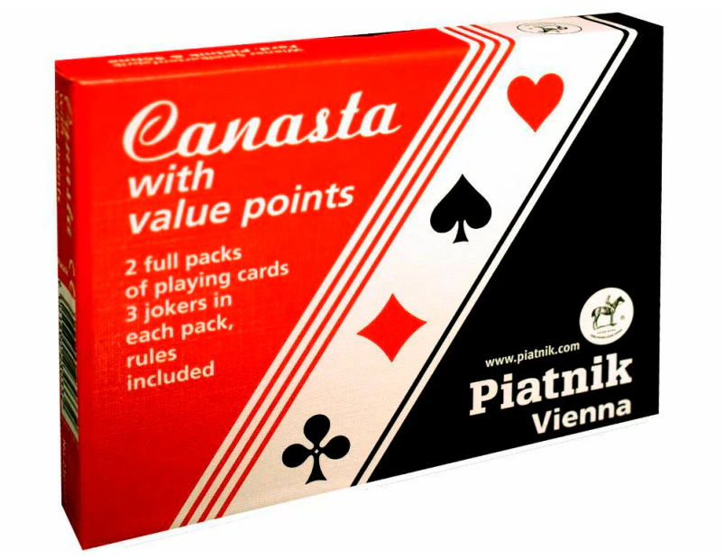 Canasta Twin Pack With Points Playing Cards