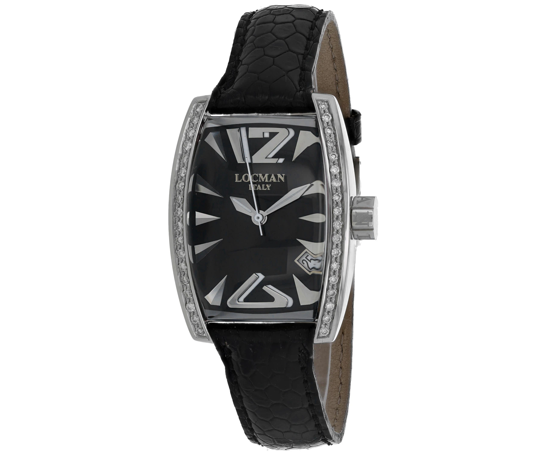 Locman Women's Panorama Black Dial Watch - 151BKD