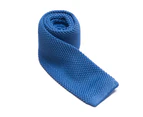 Decked-Up Men's Knitted Tie - Sky Blue Solid