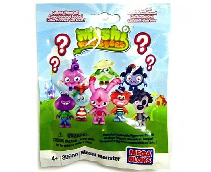 Moshi Monsters Mega Blocks Mini Action Figure Foil Bag - 24 Packs