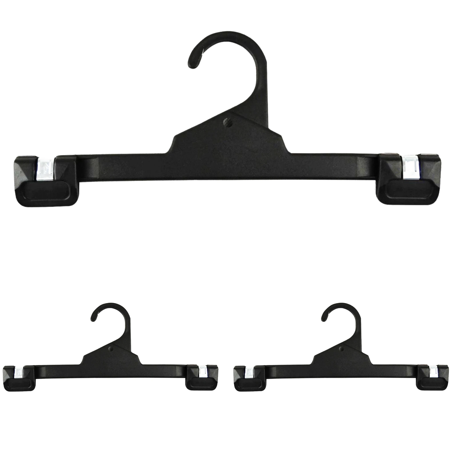 3x Heavy Duty Adult Clip Hanger 310mm Commercial Trouser Pants Skirts Shorts R31