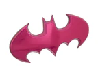 Batman Car Emblem Batwing 3D Pink Chrome DC Comics Automotive Decal Sticker Badge