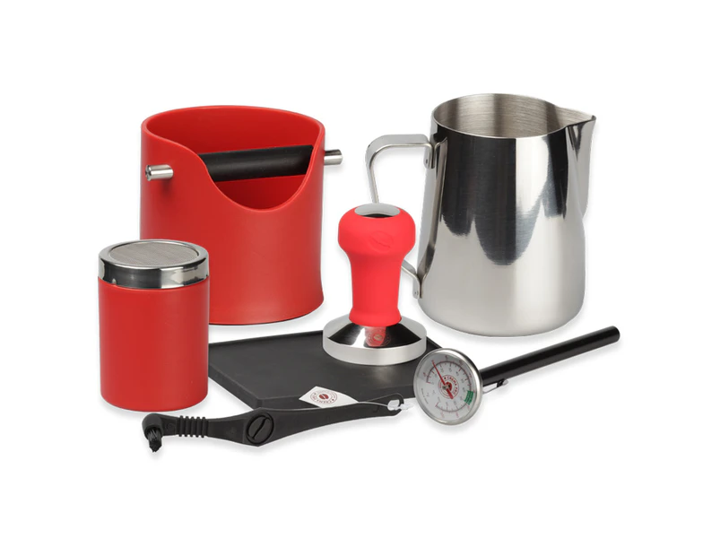 EOFY Sale | Crema Pro Red Barista Kit for machines with 58mm filter baskets