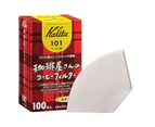EOFY Sale | Kalita 101 Coffee Filters to fit Flat-V Coffee Drippers (100 Pack)