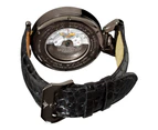 Stuhrling Original Men's 127A2.33F52 Analog Display Automatic Self Wind Black Watch