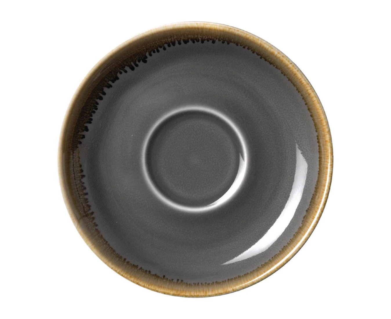 Olympia Kiln Smoke Saucer 160mm