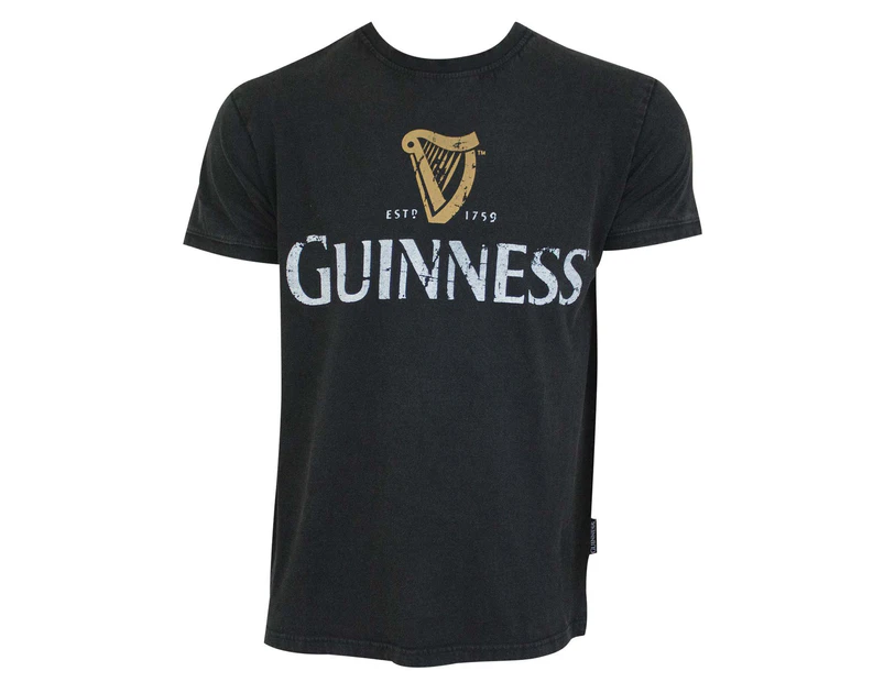 Guinness Distressed Label Tee Shirt