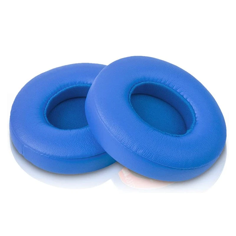 Blue Replacement Cushions Ear Pads for Beats Dr Dre Solo 2.0 3.0 Wireless Headphone