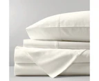 100% Premium Cotton 800tc Sateen Luxury Bedding Sheet Set OffWhite