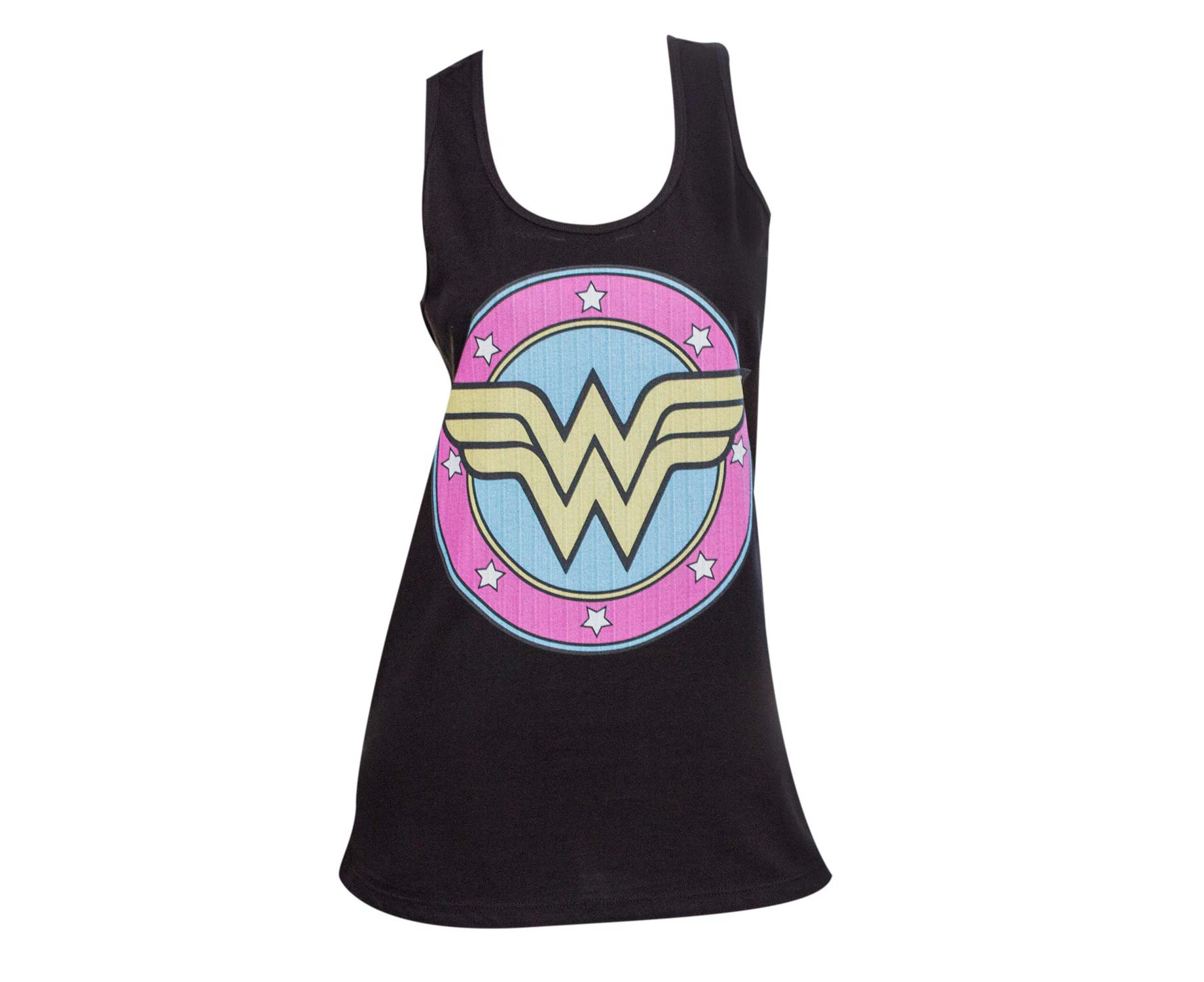 Wonder Women Logo Black Tank