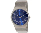 Skagen Men's Classic 233XLTTN Blue Titanium Quartz Dress Watch