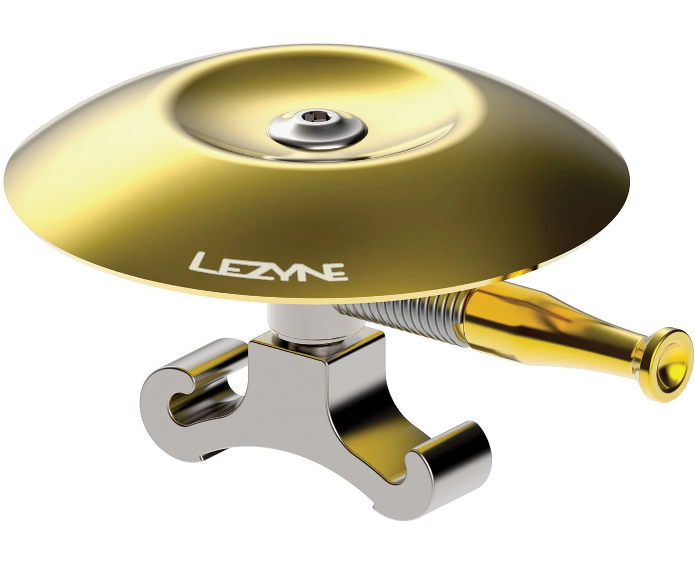 Lezyne Classic Shallow Brass Bike Bell - Brass