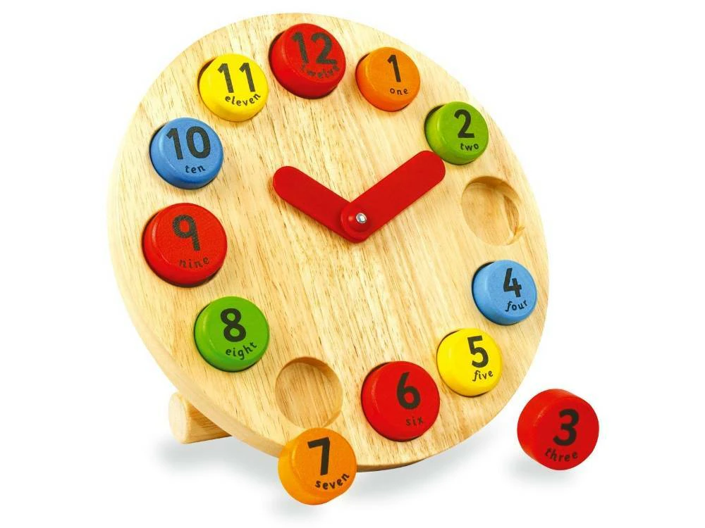 Teaching Clock Time Telling Children Toy