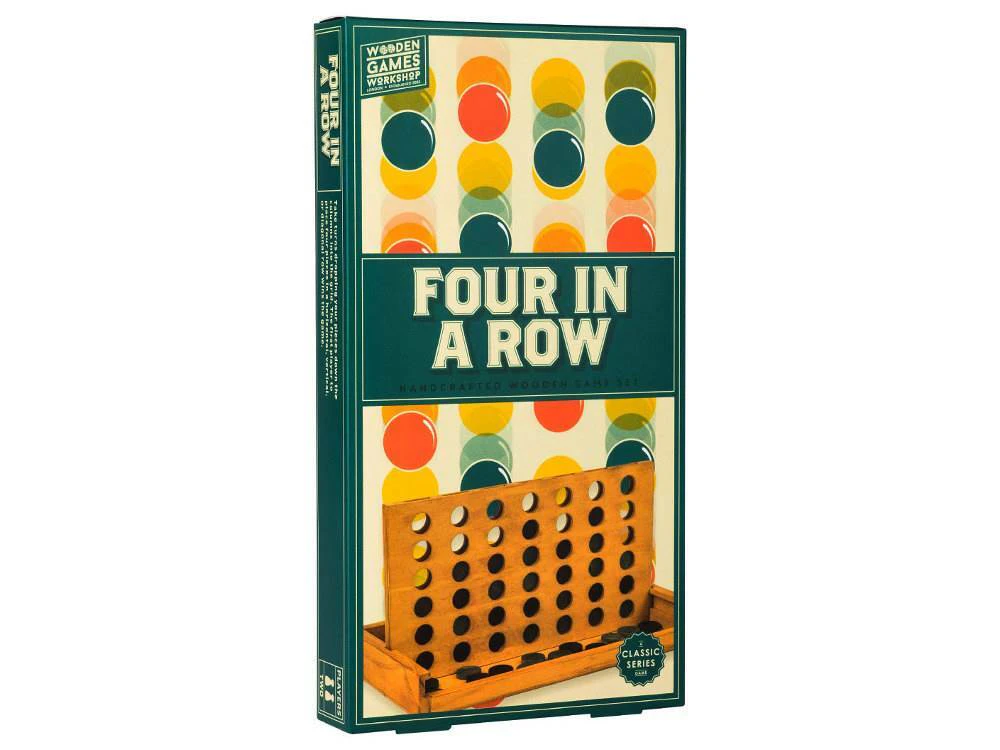 Wood Games with Shop Four In Row Board Game