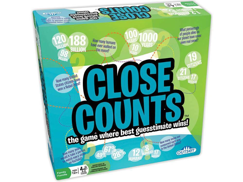 Close Counts Family Guessing Trivia Game