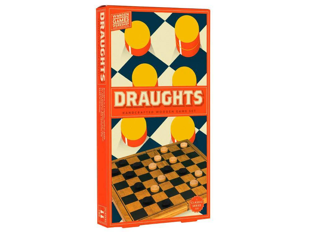 Wooden Games Workshop Draughts