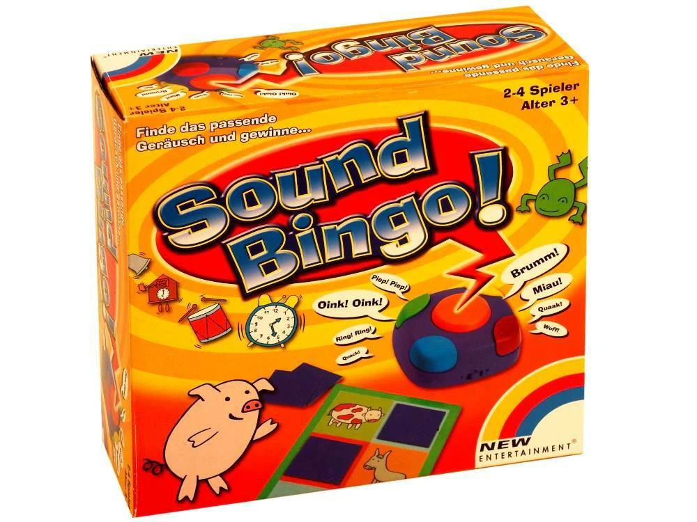 Animal Sounds Bingo Card Game