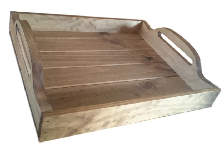 Handmade Wooden BBQ Tray Dining Tray Breakfast in Bed Tray Timber