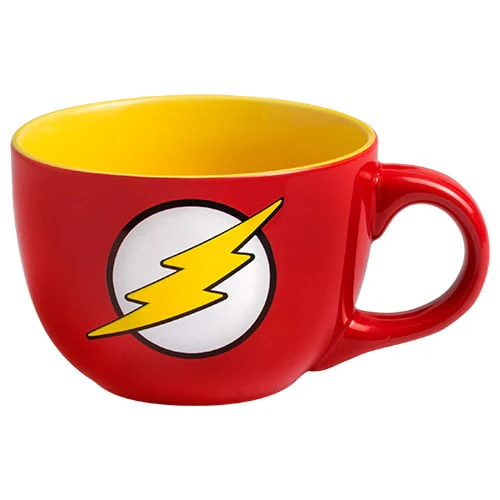 The Flash Logo Soup Oversized Ceramic Coffee Mug Cup