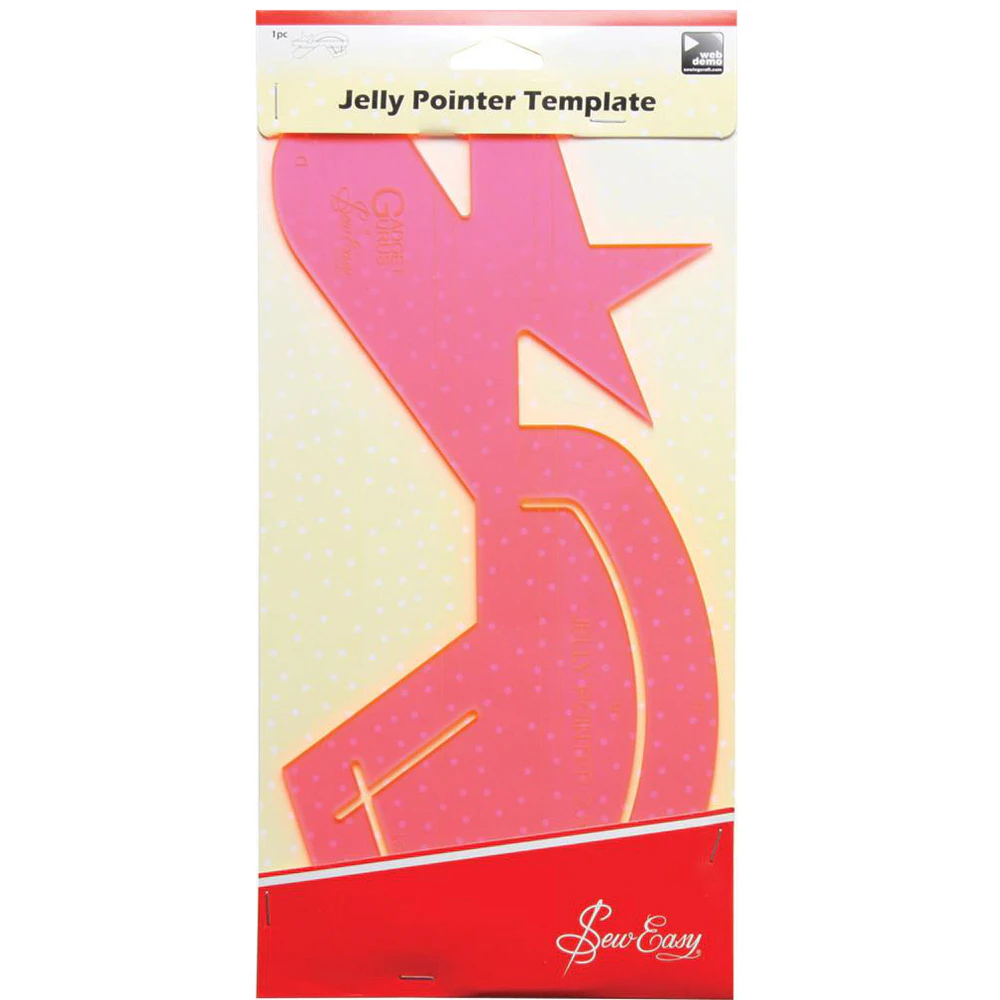 Sew Easy Quilting Patchwork Sewing Jelly Pointer Template