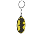 BATMAN Logo Key Ring Keyring PVC
